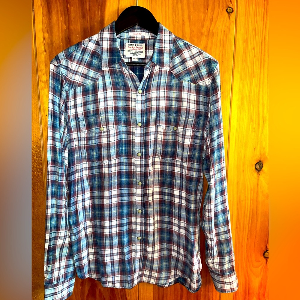 Lucky brand plaid shirt